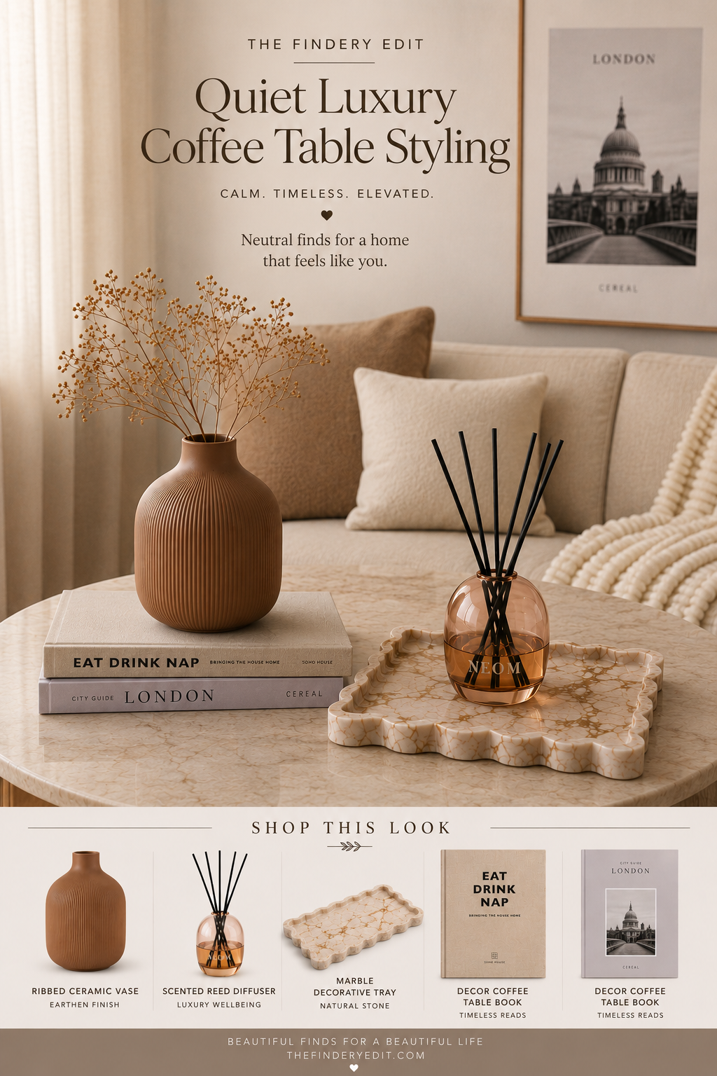 Quiet Luxury Coffee Table Styling