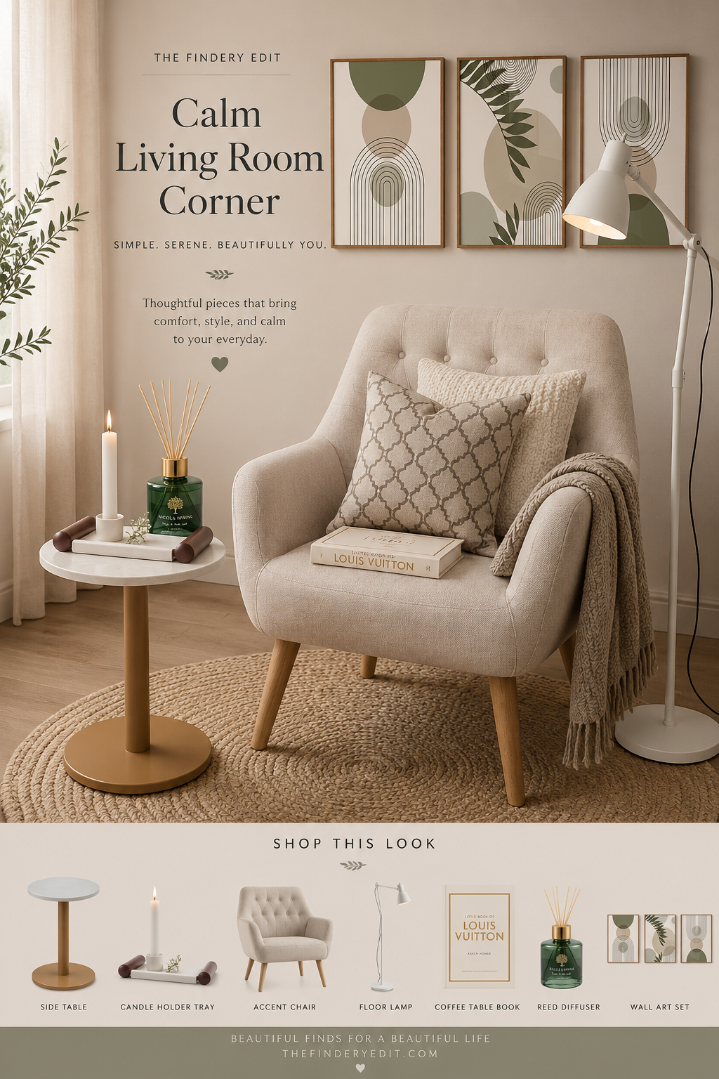 Calm Living Room Corner