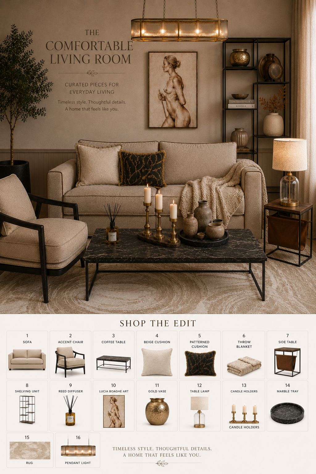 The Comfortable Living Room